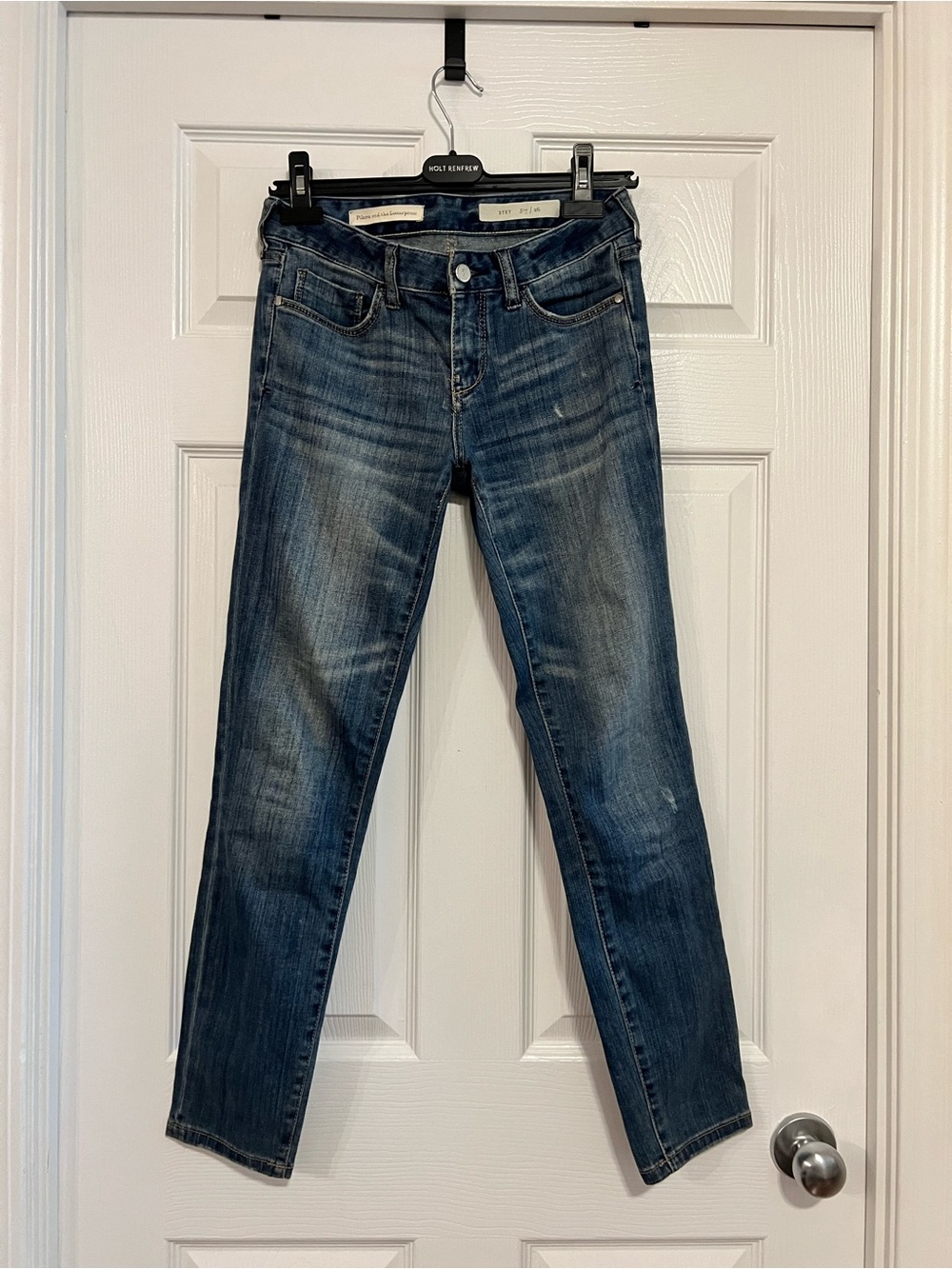 Pilcro Stet Mid-rise Slim-fit Jeans, Size 26